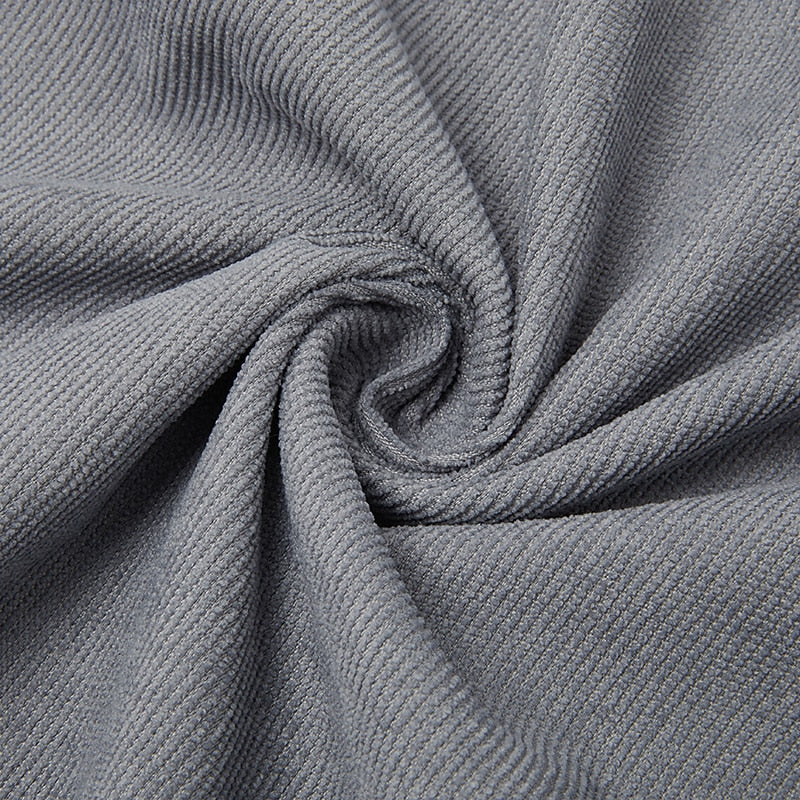 Men's Hooded Corduroy Shirt-Textured Streetwear Casual Top