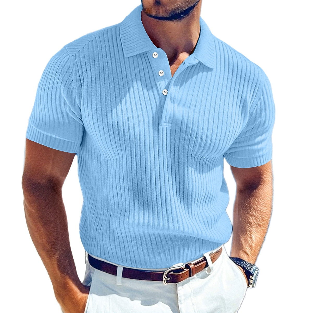 Super Soft Rib Knit Polo