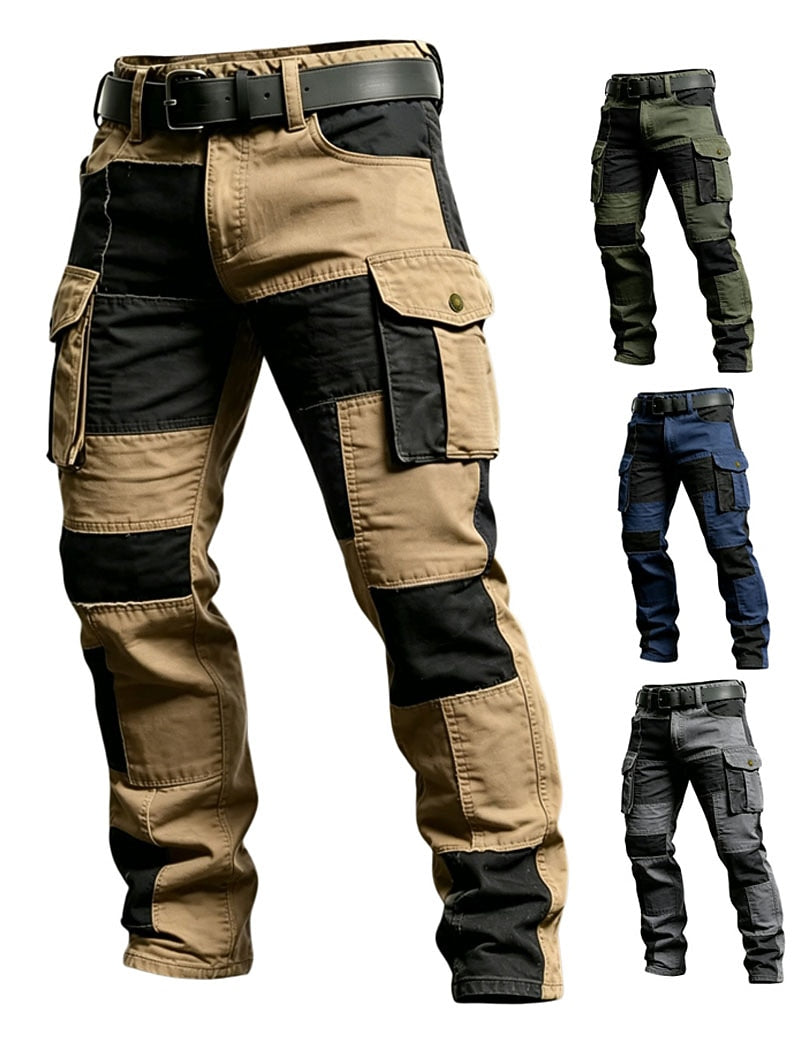 Men's Textured Tactical Cargo Comfort Pants