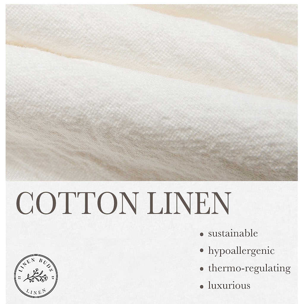 Long Sleeve Cotton Linen Shirt