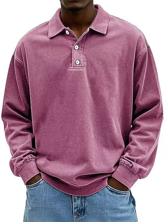 Classic Washed Cotton Polo Shirt