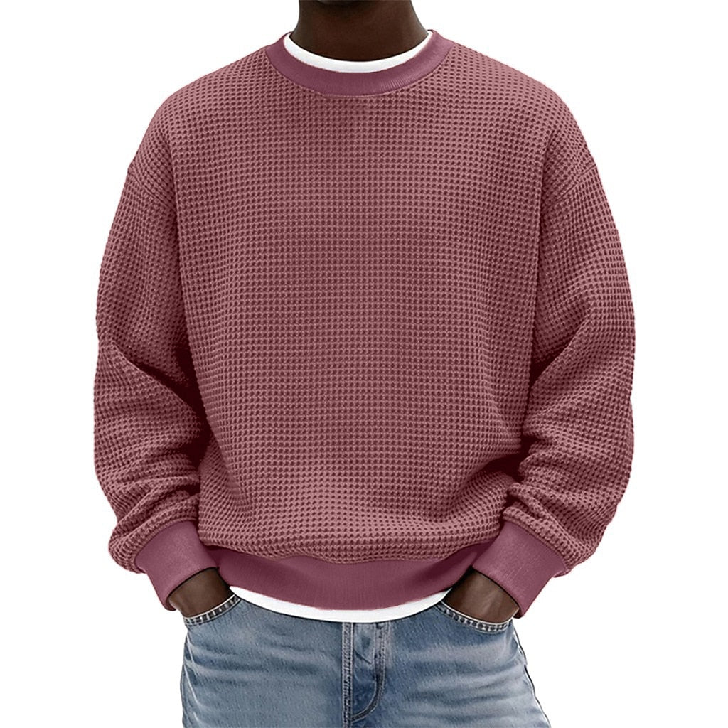 Men's Waffle Crewneck Sweatshirt