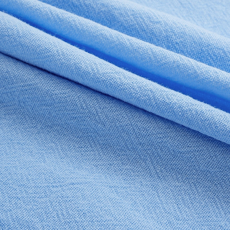 Linen Shorts with Elastic Waist-Perfect for Vacation and Beach