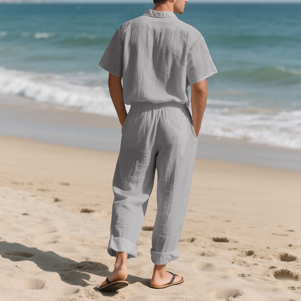 Casual Lightweight Cotton Linen Outfit
