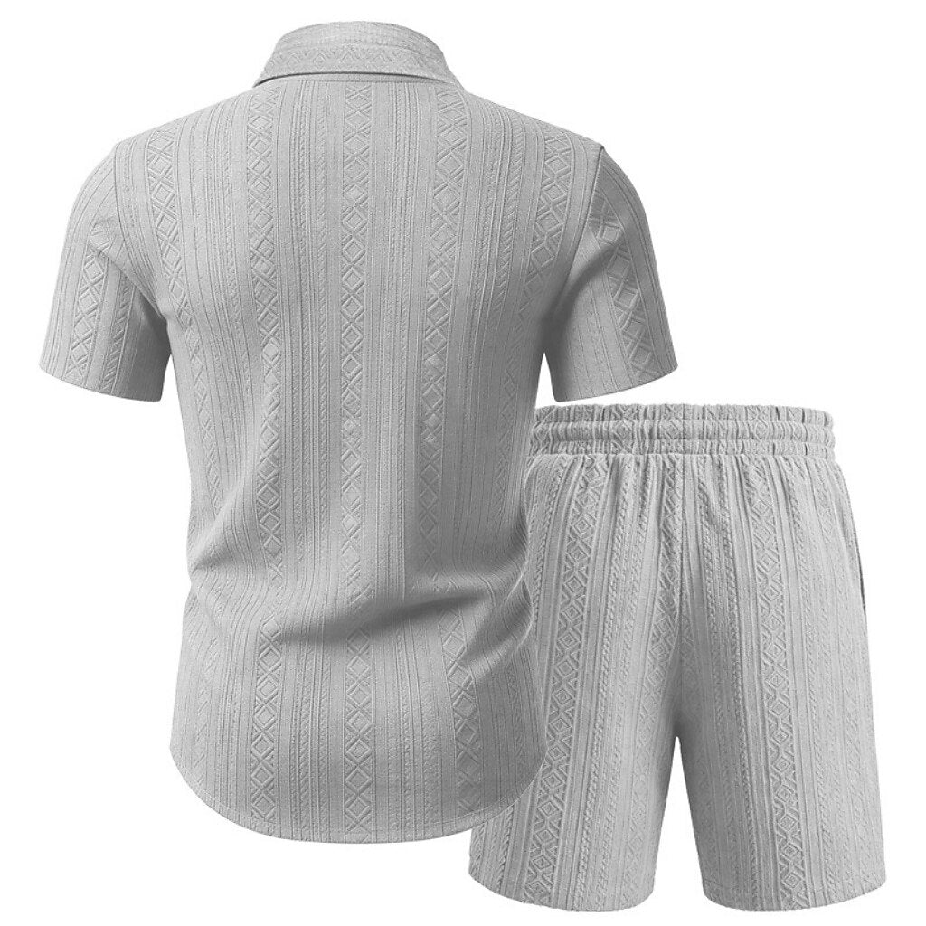 Casual Summer Shirt & Shorts Set