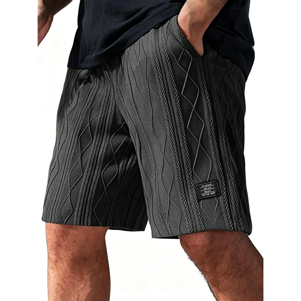 Men's Textured Jacquard Shorts