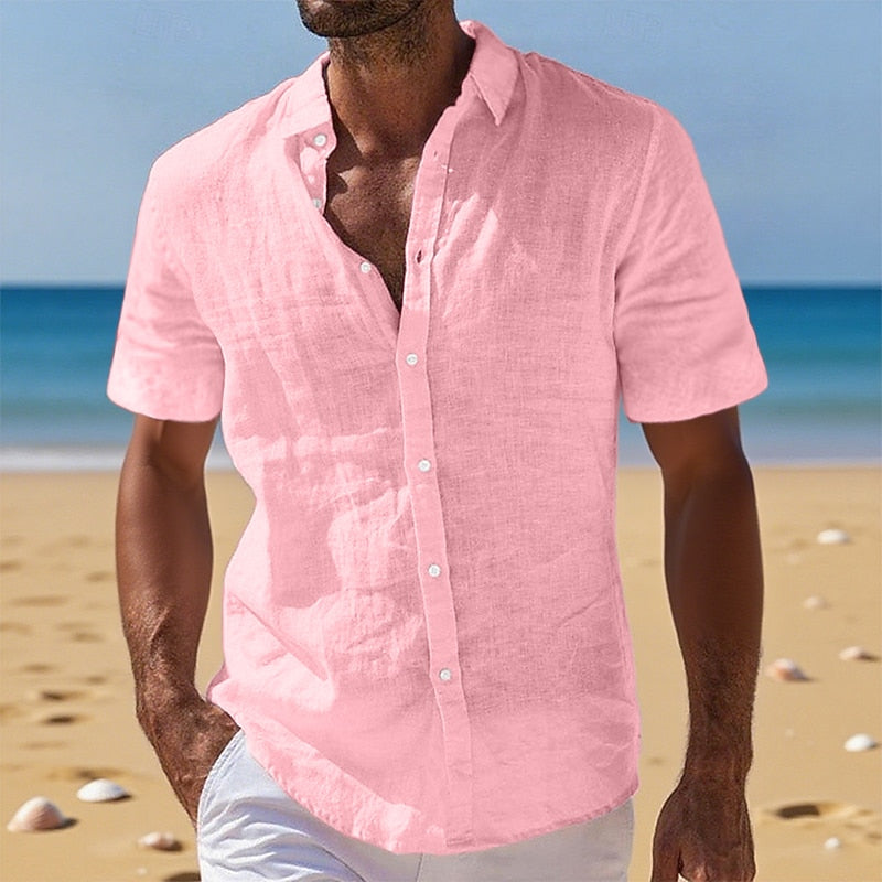 Casual Cotton Linen Shirt