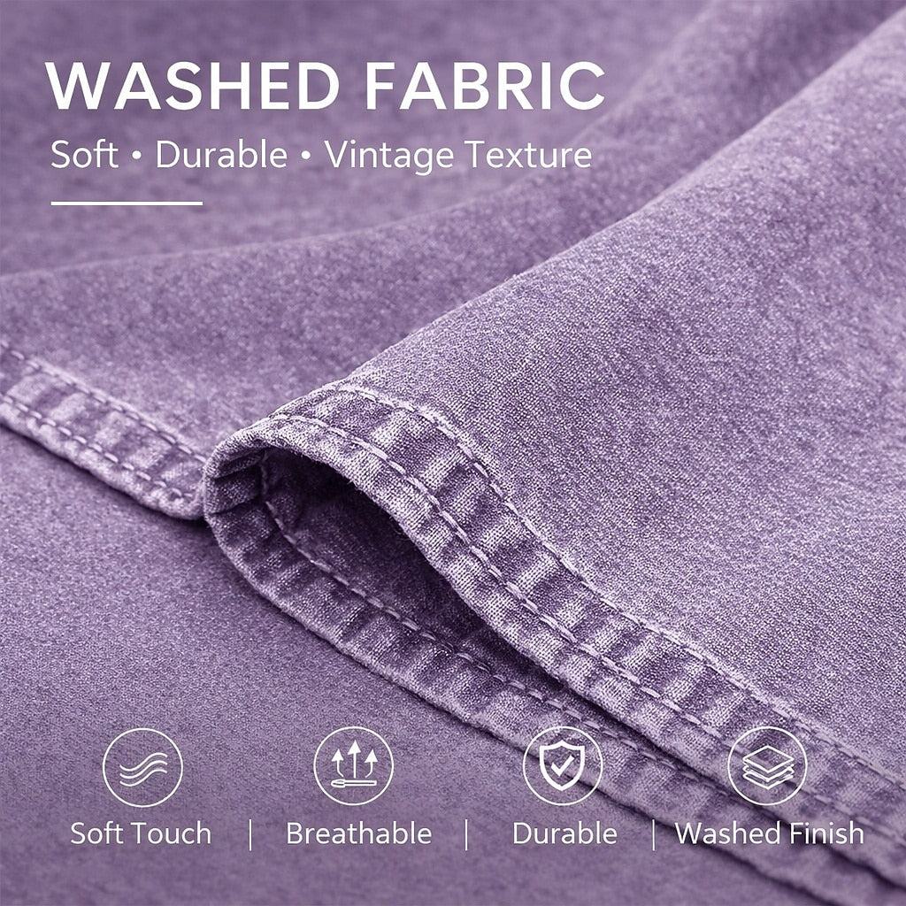 Soft Washed Cotton Pocketed Shirt