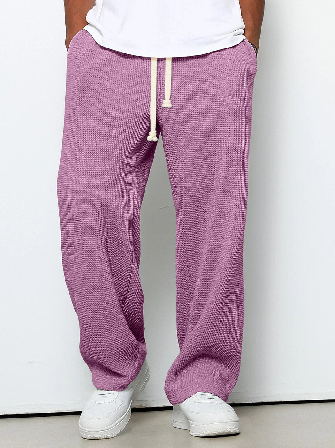 Men's Casual Waffle Pants -Daily Outdoor Sports Wear