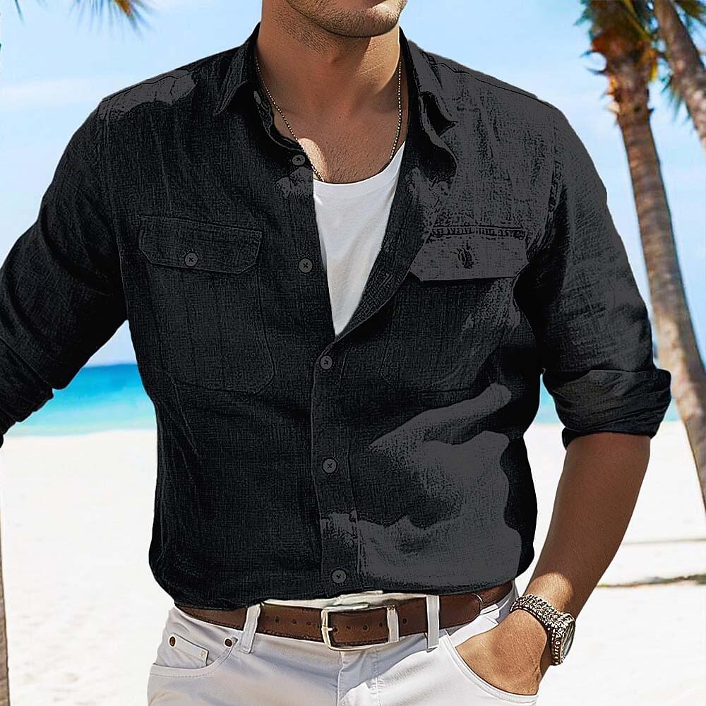 Lightweight Linen Shirt - Perfect for Beach & Vacation