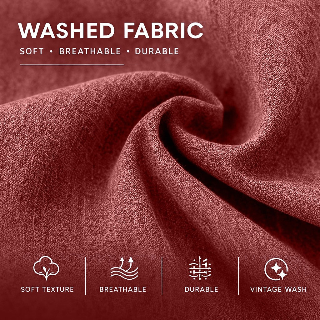 Colorblock Washed Cotton Shirt