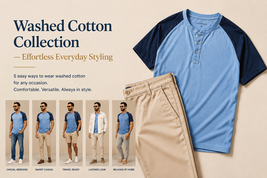 Washed Cotton Collection - Vintage Comfort Built for Everyday Wear