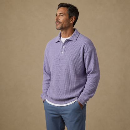Stylish Waffle Polo Shirts
