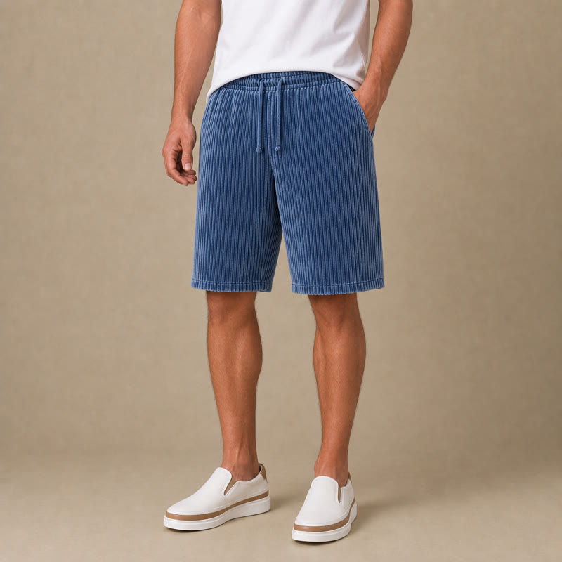 2-Pack Textured Cargo Shorts With Pockets