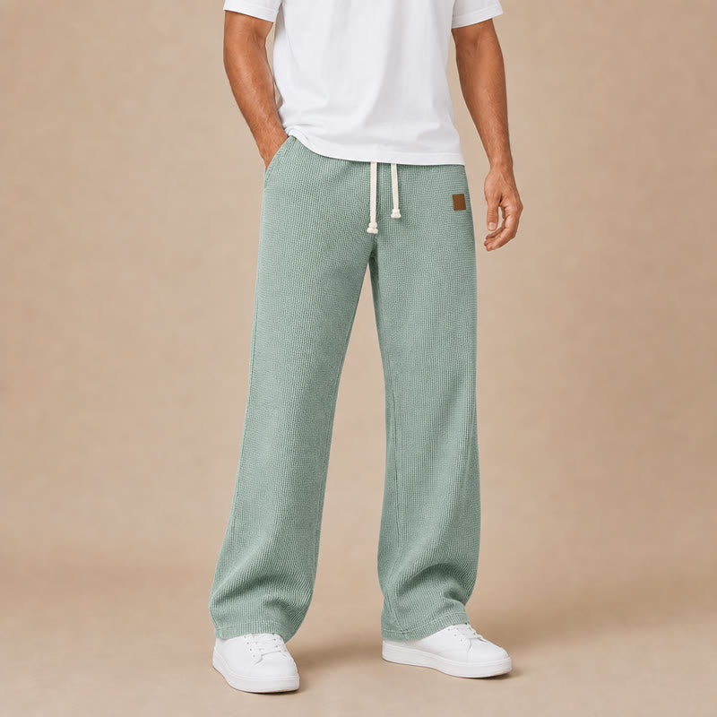 Men's Waffle Drawstring Sweatpants