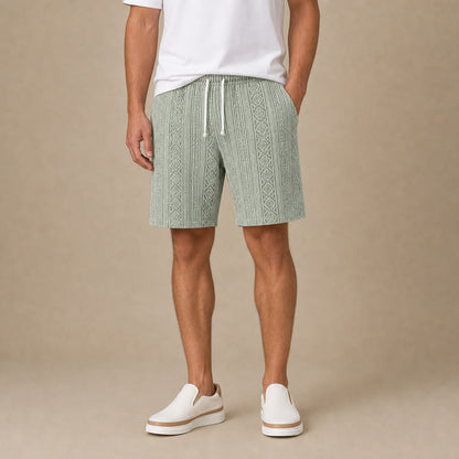Men's Jacquard Textured Shorts
