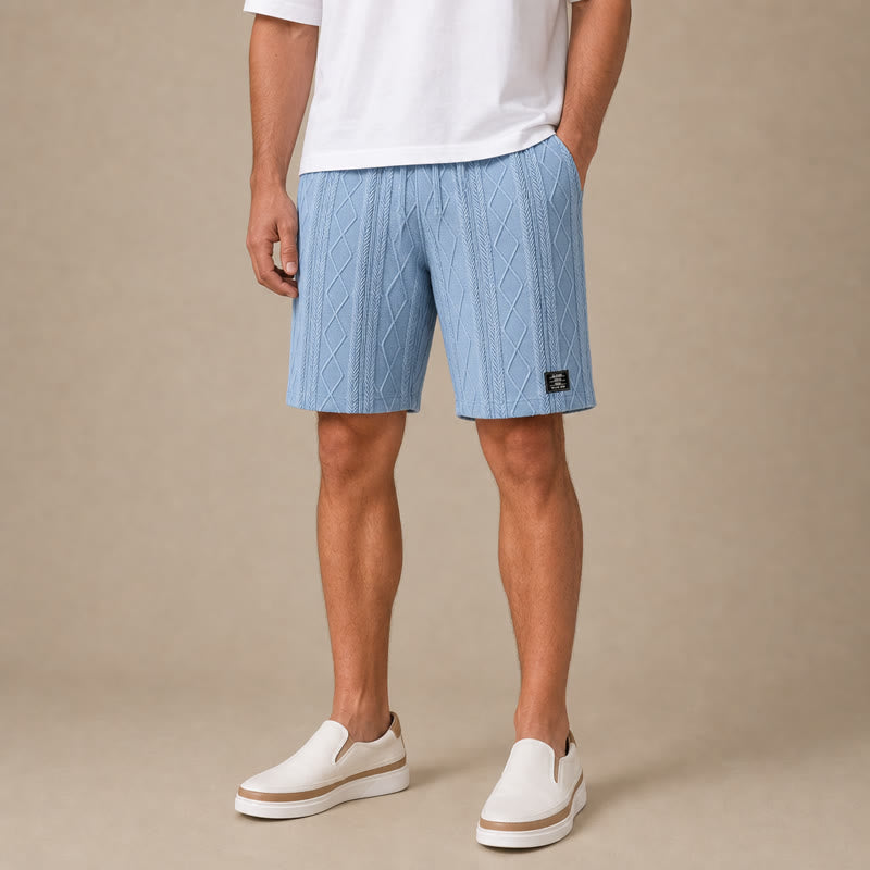 Men's Textured Jacquard Shorts