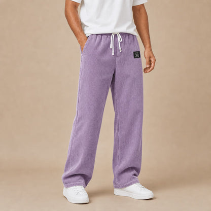 Men's Corduroy Drawstring Sweatpants