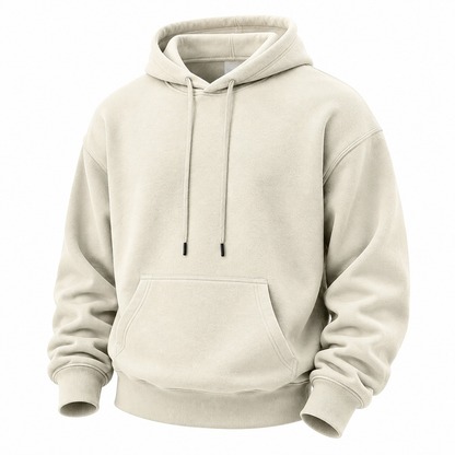 Comfort Pocketed Cotton Hoodie