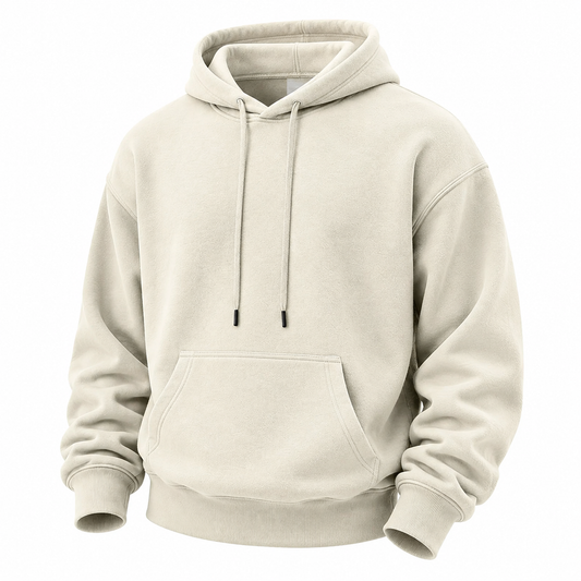 Comfort Pocketed Cotton Hoodie