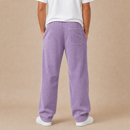 Men's Corduroy Drawstring Sweatpants