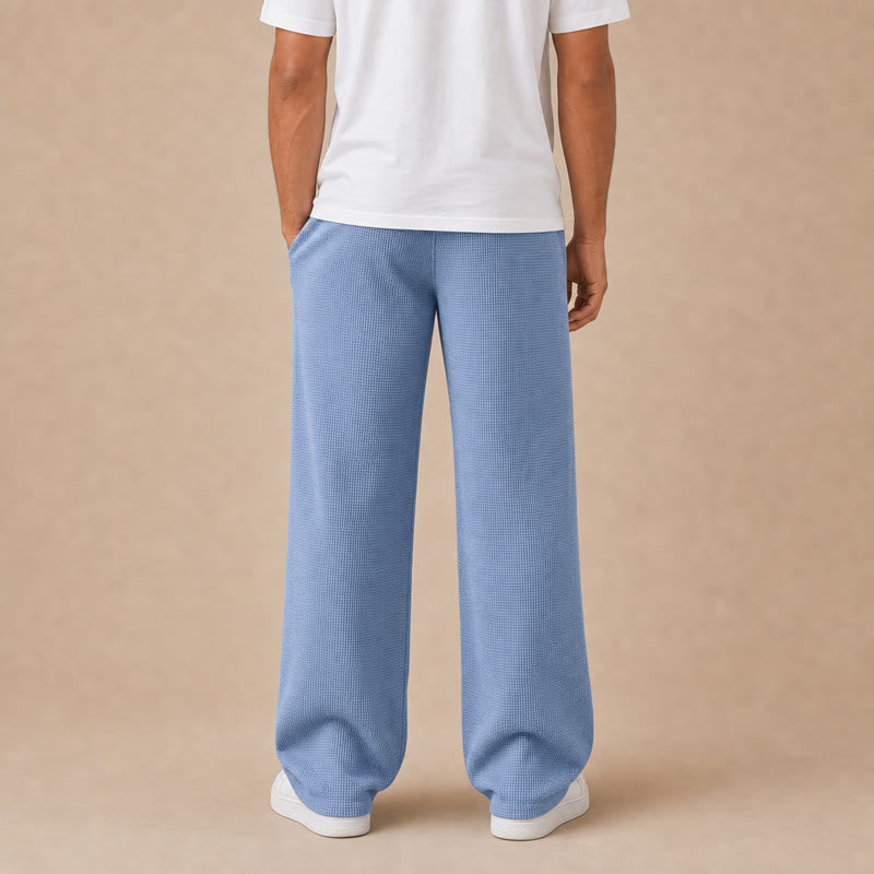 Men's Casual Waffle Pants -Daily Outdoor Sports Wear