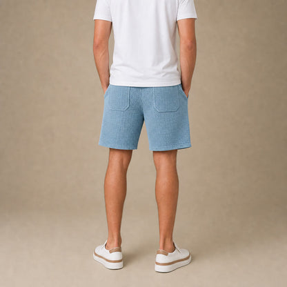 Men's Cargo Pocketed Waffle Shorts
