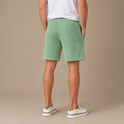 Lightweight Waffle Shorts-Comfortable Summer Wear