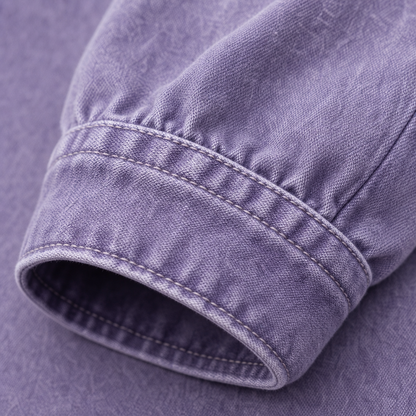 Vintage Washed Cotton Pocketed Polo