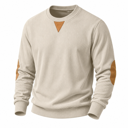 Soft Textured Corduroy Sweatshirt