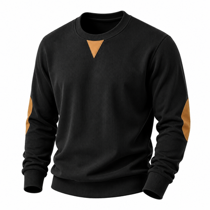 Soft Textured Corduroy Sweatshirt