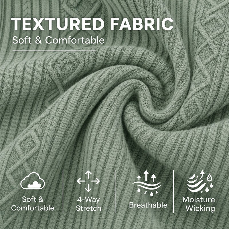 Men's Jacquard Textured Shorts