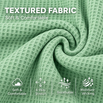 Lightweight Waffle Shorts-Comfortable Summer Wear