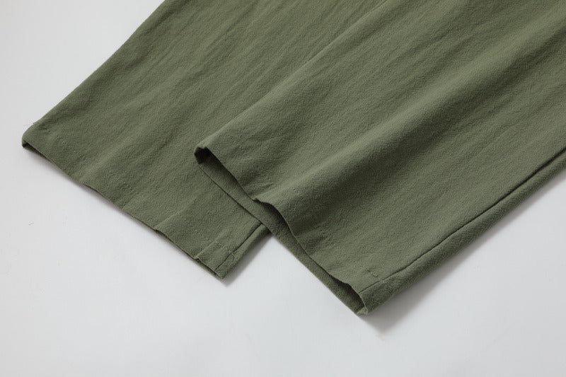 Breathable Baggy Linen Pants