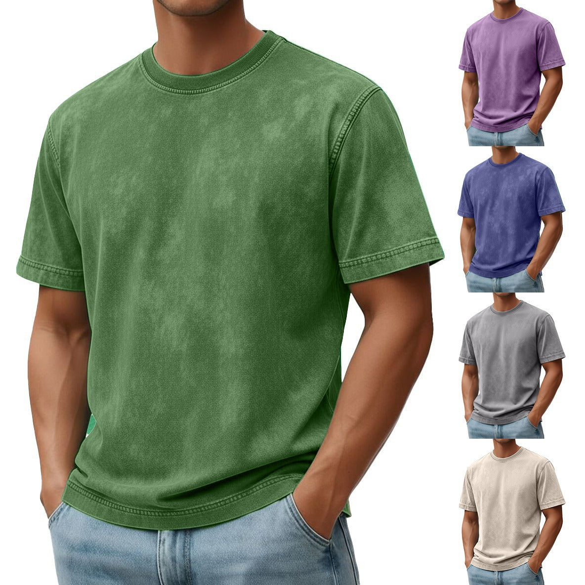 100% Cotton Vintage Washed T-Shirt