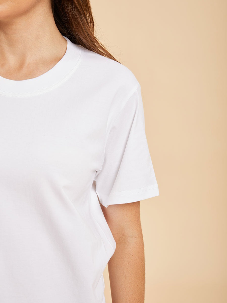 Women's 100% Cotton Crew Neck Top