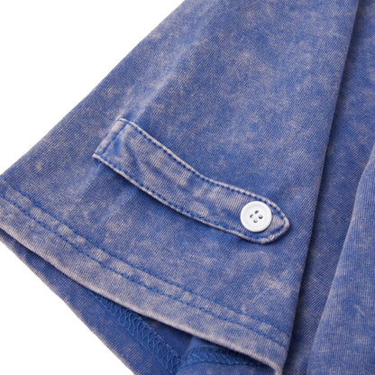 100% Cotton Hawaii Washed Henley T-Shirt