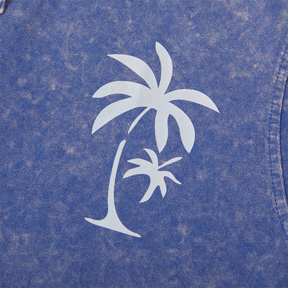 100% Cotton Hawaii Washed Henley T-Shirt