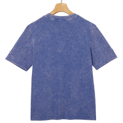 100% Cotton Hawaii Washed Henley T-Shirt