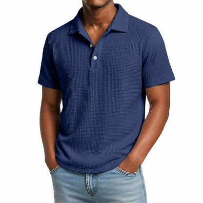 Men's Waffle Knit Polo