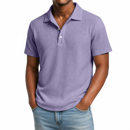 Men's Waffle Knit Polo