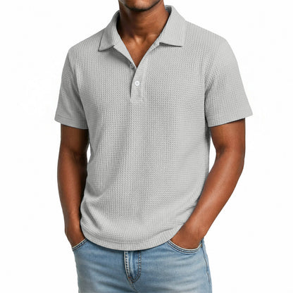Men's Waffle Knit Polo