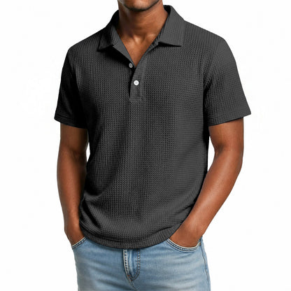 Men's Waffle Knit Polo