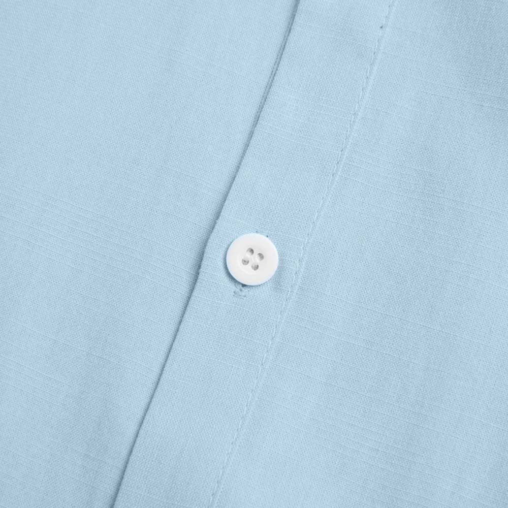 Long Sleeve Cotton Linen Shirt