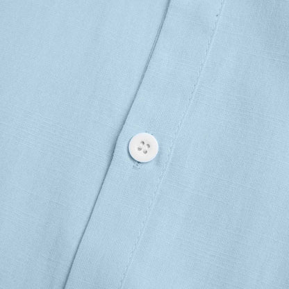 Long Sleeve Cotton Linen Shirt