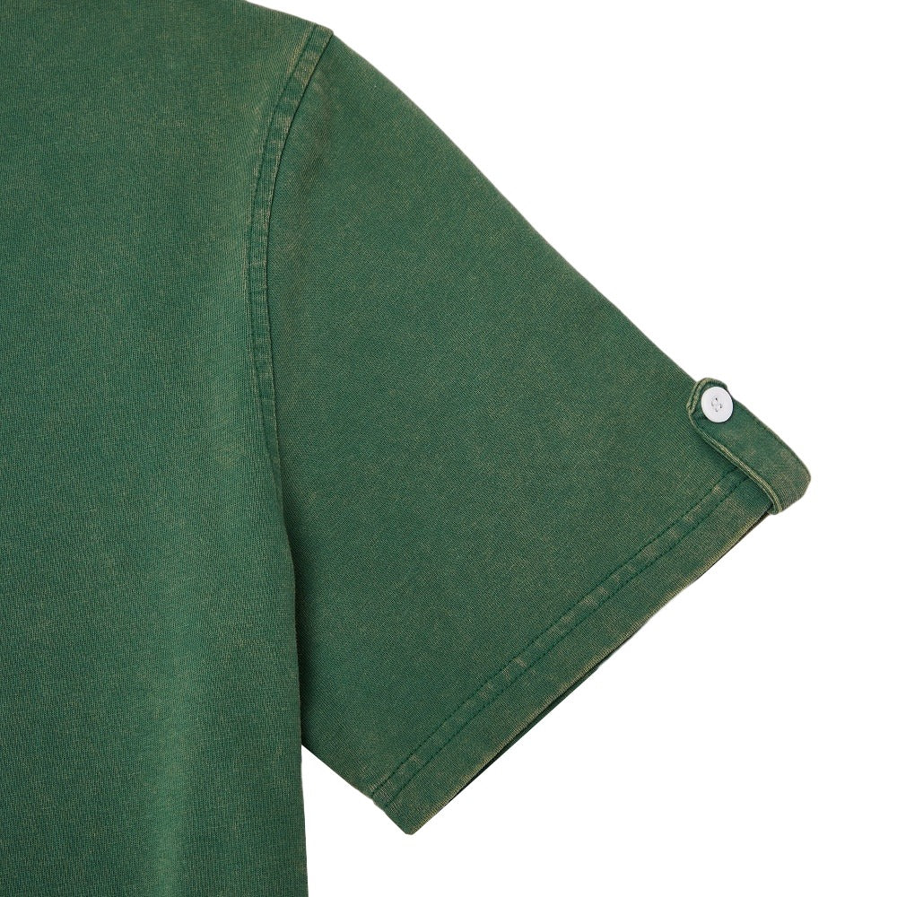 100% Cotton Acid Wash Polo Shirt