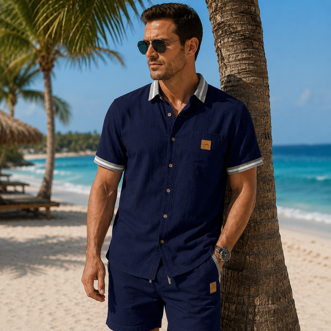 Breathable Cotton Linen Shirt