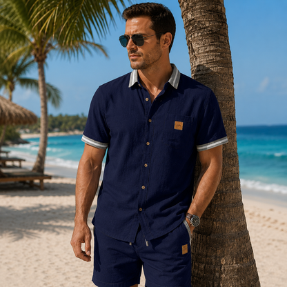 Breathable Cotton Linen Shirt