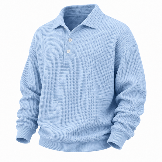 Stylish Waffle Polo Shirts