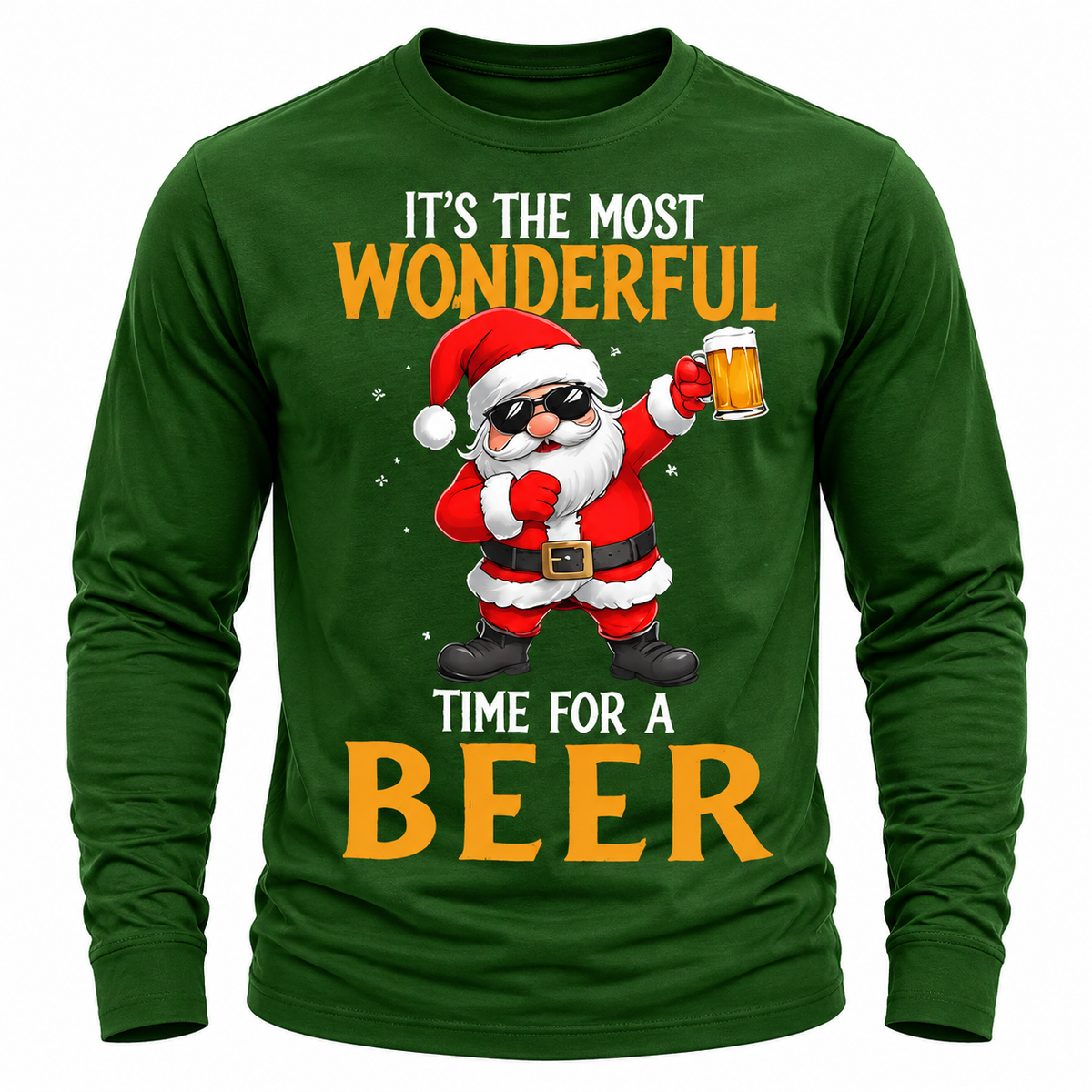 Men's Santa Oktoberfest Christmas Tee